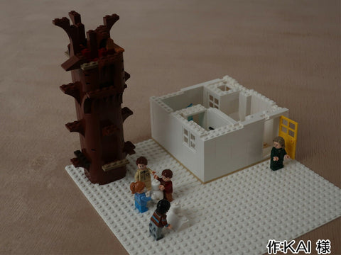 雪だるまを作る家族(KAI 様)