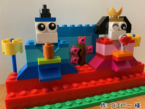 ブロックの桃の節句もマスクする?(ウエピー 様)