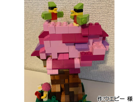 桜の木の上と下で。(ウエピー 様)