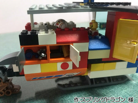 スーパーヘリコプター&ドラゴン三兄弟飛行機(スプリングドラゴン 様)