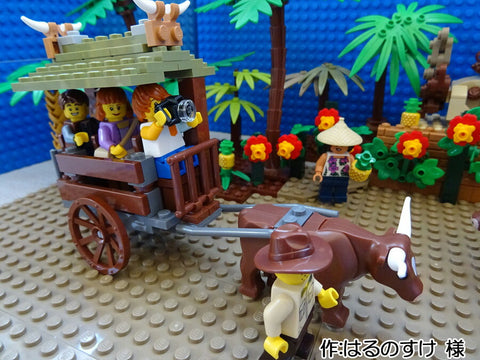 沖縄観光 水牛車(はるのすけ 様)