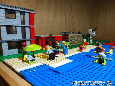 あまり繁盛していないビーチ(エスエスマン 様)