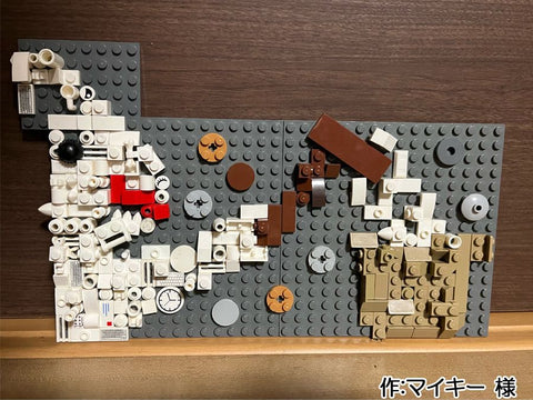 うさぎの餅つき(マイキー 様)