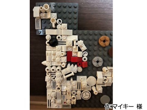 うさぎの餅つき(マイキー 様)