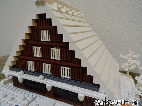 合掌造りの雪景色(はるのすけ 様)