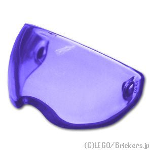 フライトヘルメットバイザー：[Tr,Purple / トランスパープル]