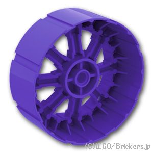 荷車 ホイール - 55mm 12穴：[Dark Purple / ダークパープル]