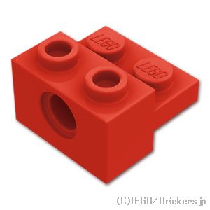 テクニック ブロック 1 x 2 - プレート 1 x 2：[Red / レッド]