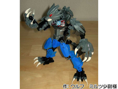 レゴ オリジナルビルダブル・フィギュア 狼獣人(ウルフ ミルツ少尉 様)