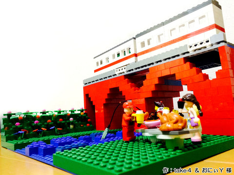 新緑の中を走る列車(take4 & おにぃY 様)