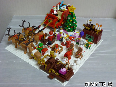 ソリで出動前のサンタ(MYTR 様)