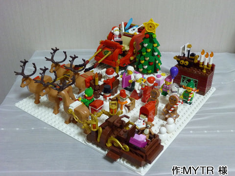 ソリで出動前のサンタ(MYTR 様)