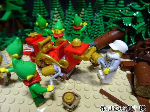 森の中でソリ作り(はるのすけ 様)