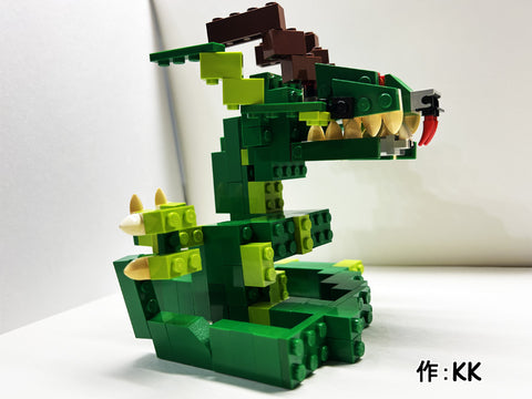 とぐろを巻く龍(KK 様)