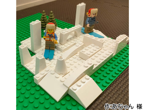 残雪でスキー(あちゃん 様)