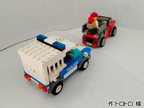 ポリスカーとどろぼうの車(トロトロ 様)