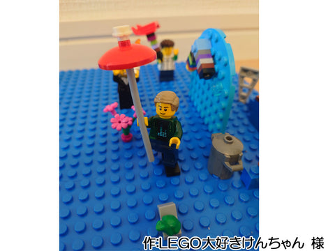 少年とカエルの出会い(LEGO大好きけんちゃん 様)