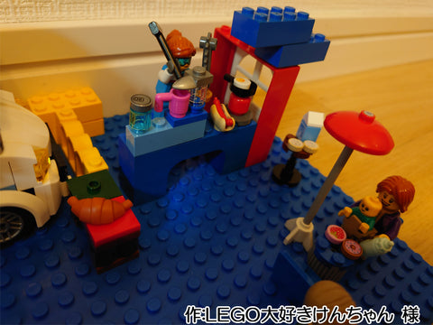 波乗りサンタと海の家(LEGO大好きけんちゃん 様)