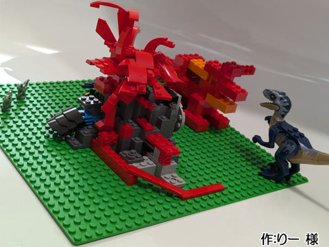 怪獣マグラの住む火山(りー 様)