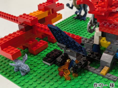 怪獣マグラの住む火山(りー 様)