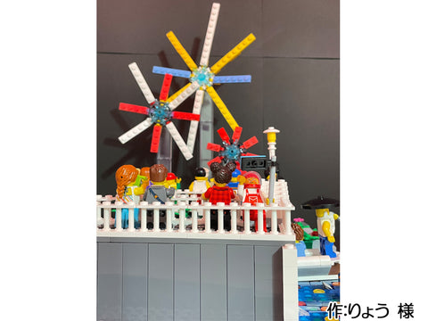 川沿いの花火(りょう 様)