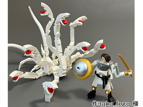 八岐大蛇(ヤマタノオロチ)と素戔嗚(スサノオ)(taka_lego 様)