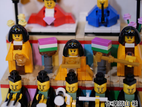 三段10人ひな飾り(薬師山 様)