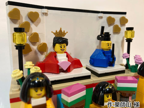 三段10人ひな飾り(薬師山 様)