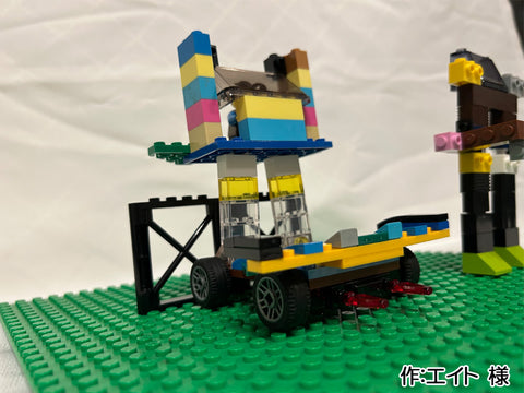 2体の移動ロボットとバトルロボット(エイト 様)