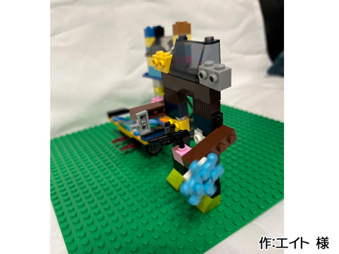 2体の移動ロボットとバトルロボット(エイト 様)