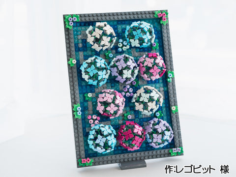 紫陽花の花手水(レゴビット 様)