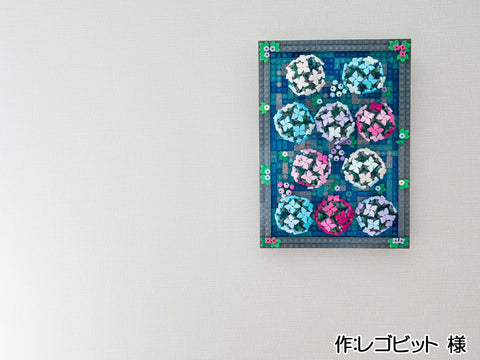 紫陽花の花手水(レゴビット 様)