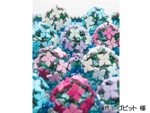 紫陽花の花手水(レゴビット 様)