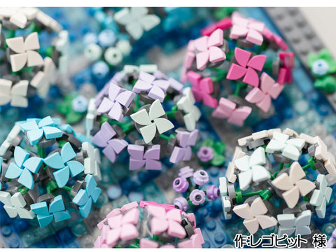 紫陽花の花手水(レゴビット 様)