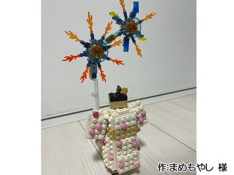 浴衣で花火!(まめもやし 様)