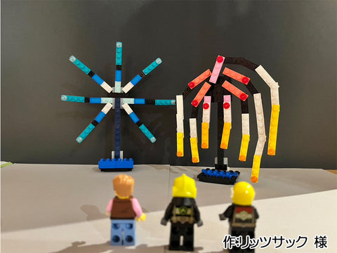 家族で花火鑑賞(リッツサック 様)