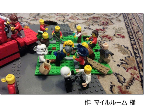 探検隊のオープンリムジンと白いオープンカー(マイルルーム 様)