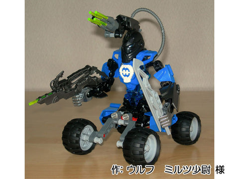 車両型ヒーローファクトリー(ウルフ ミルツ少尉 様)