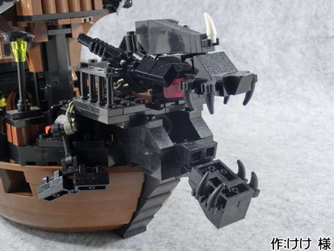黒いドラゴンの海賊船(けけ 様)