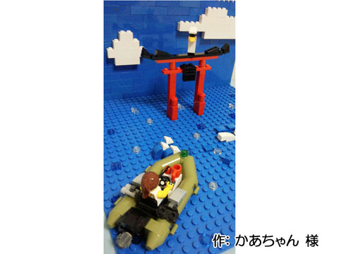 海に浮かぶ鳥居(かあちゃん 様)