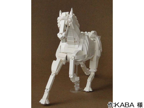 疾走する白馬(KABA 様)