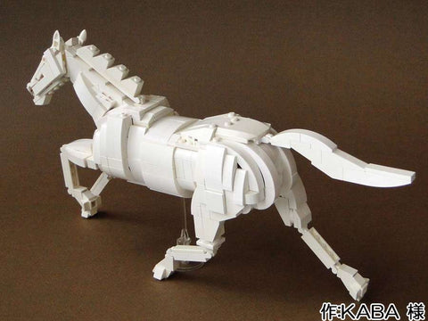 疾走する白馬(KABA 様)