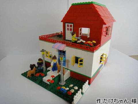 「赤と白のお家」(たけちゃん 様)