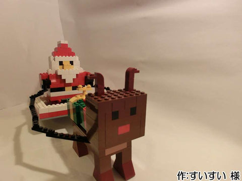 サンタクロースとトナカイ(すいすい 様)