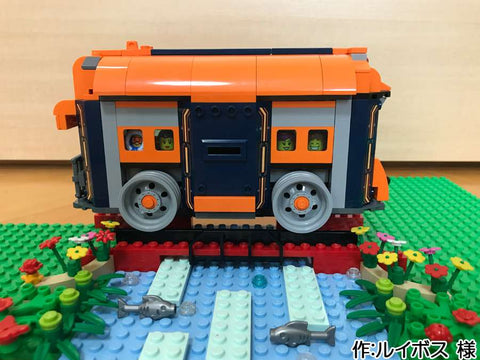 春の小川を渡るトレイン(ルイボス 様)