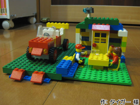 お出かけの前にジュースで一休み(タイガー 様)