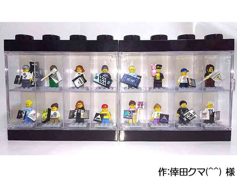 WFACEレゴフィギュア(倖田クマ(^^) 様)