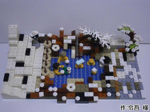 雪の露天風呂(令吾 様)