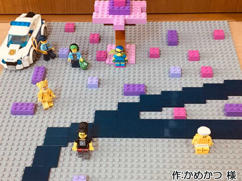 川沿いの春(かめかつ 様)