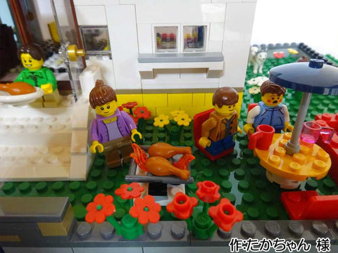 花いっぱいの庭でバーベキュー(たかちゃん 様)